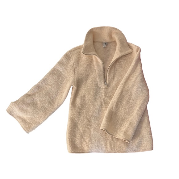 & Other Stories Sweaters - & Other Stories 100% Wool Half Zip Oversized Sweater Size XS